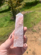 Load image into Gallery viewer, Pink Amethyst Flower Agate Tower**