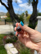 Load image into Gallery viewer, Smokey Dark Quartz Sterling Silver Pendant