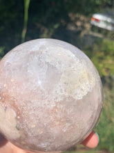 Load image into Gallery viewer, Pink Amethyst Flower Agate Sphere