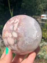 Load image into Gallery viewer, Pink Amethyst Flower Agate Sphere
