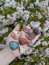 Load image into Gallery viewer, 1 Small Polychrome Jasper Heart