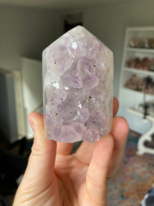 Amethyst Druzy Tower