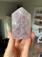 Amethyst Druzy Tower