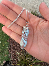 Load image into Gallery viewer, Larimar Sterling Silver Point Pendant
