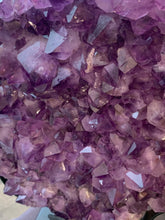 Load image into Gallery viewer, Amethyst Druzy Slab on Stand*