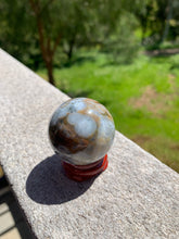 Load image into Gallery viewer, 5th Vein Ocean Jasper Sphere