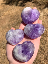 Load image into Gallery viewer, 1 Chevron Amethyst Heart