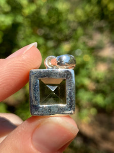 Sterling Silver Smokey Pendant