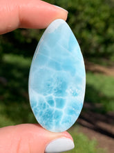 Load image into Gallery viewer, Larimar Elongated Teardrop Cabochon*