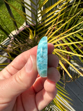 Load image into Gallery viewer, Larimar Warped Teardrop Cabochon