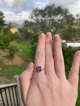 Load image into Gallery viewer, Amethyst Faceted Sterling Silver