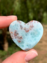 Load image into Gallery viewer, Larimar Heart Cabochon