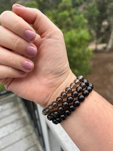 Smokey Quartz Bracelet 8-9mm