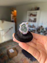Load image into Gallery viewer, Amethyst Stalactite Adjustable Ring Size 8.5