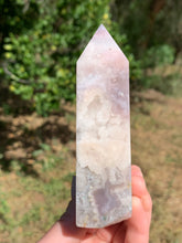 Load image into Gallery viewer, Pink Amethyst Flower Agate Tower*pop