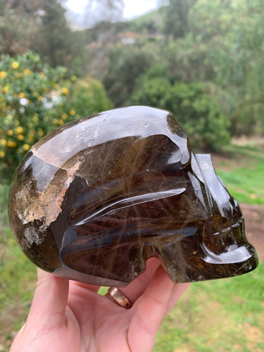 Honey Citrine Skull*