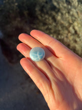 Load image into Gallery viewer, Larimar Circle Cabochon