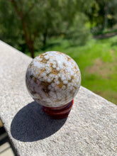 Load image into Gallery viewer, 8th Vein Ocean Jasper Sphere