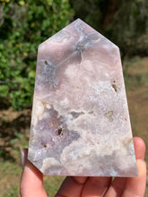 Load image into Gallery viewer, Pink Amethyst Flower Agate Tower*pop
