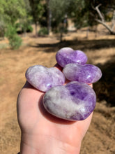 Load image into Gallery viewer, 1 Chevron Amethyst Heart