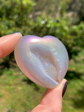 Load image into Gallery viewer, Aura Agate Druzy Heart*