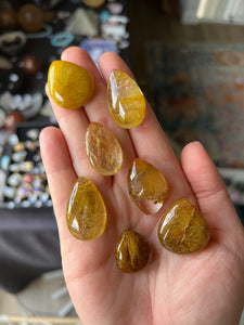 1 Rutilated Quartz Teardrop