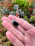 Smokey Quartz Sterling Silver Pendant