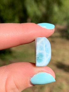 Larimar Geometric Cabochon