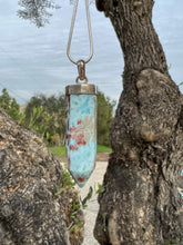 Load image into Gallery viewer, Larimar Sterling Silver Point Pendant