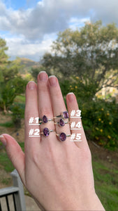 Amethyst Faceted Sterling Silver
