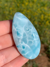 Load image into Gallery viewer, Larimar Elongated Teardrop Cabochon*